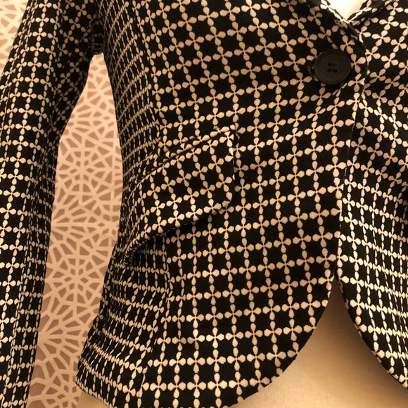 Mosaic & Co Size Small Black & White Jacket Blazer - Picture 4 of 10